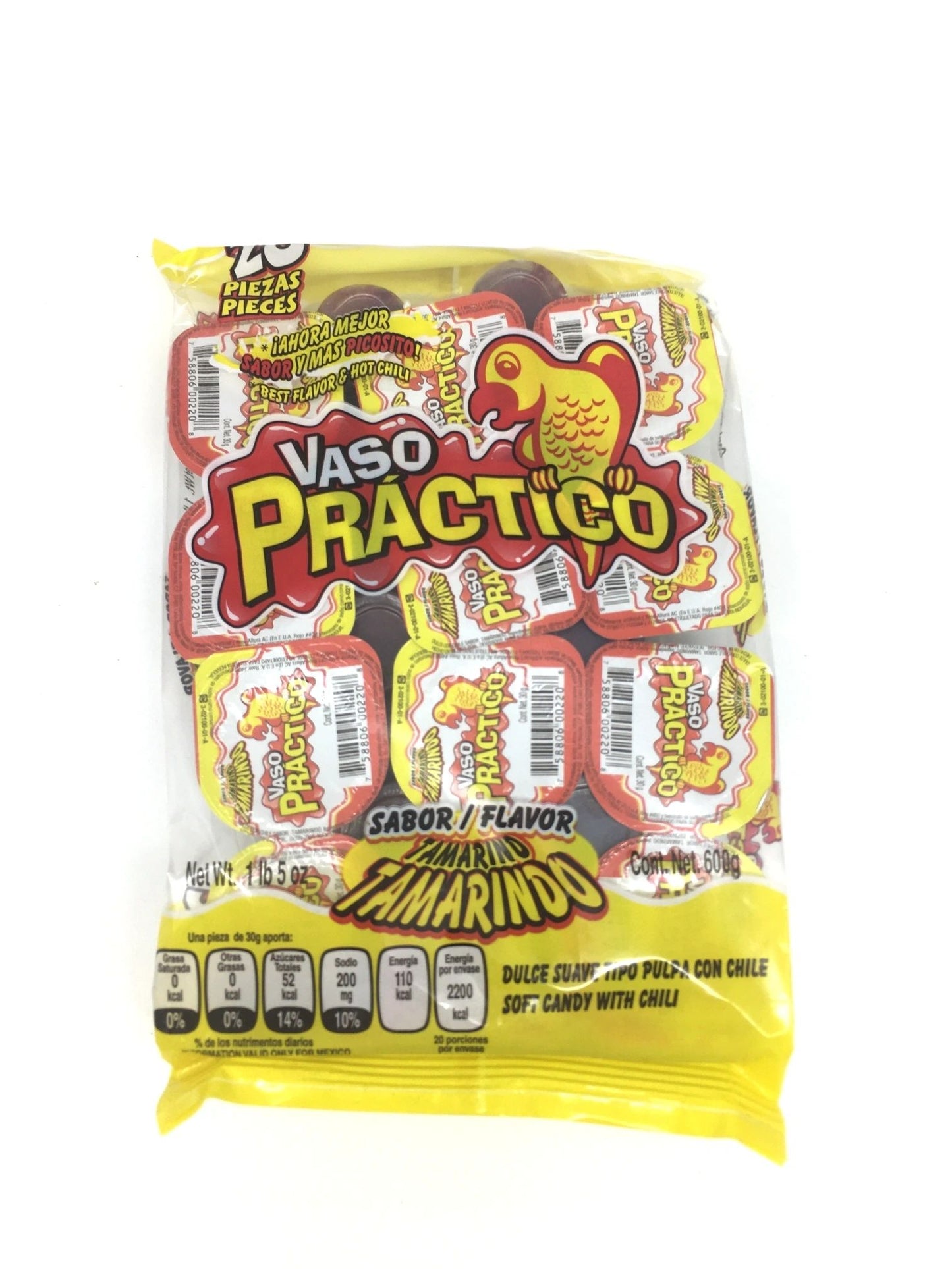 Vaso Practico Tamarindo 20ct