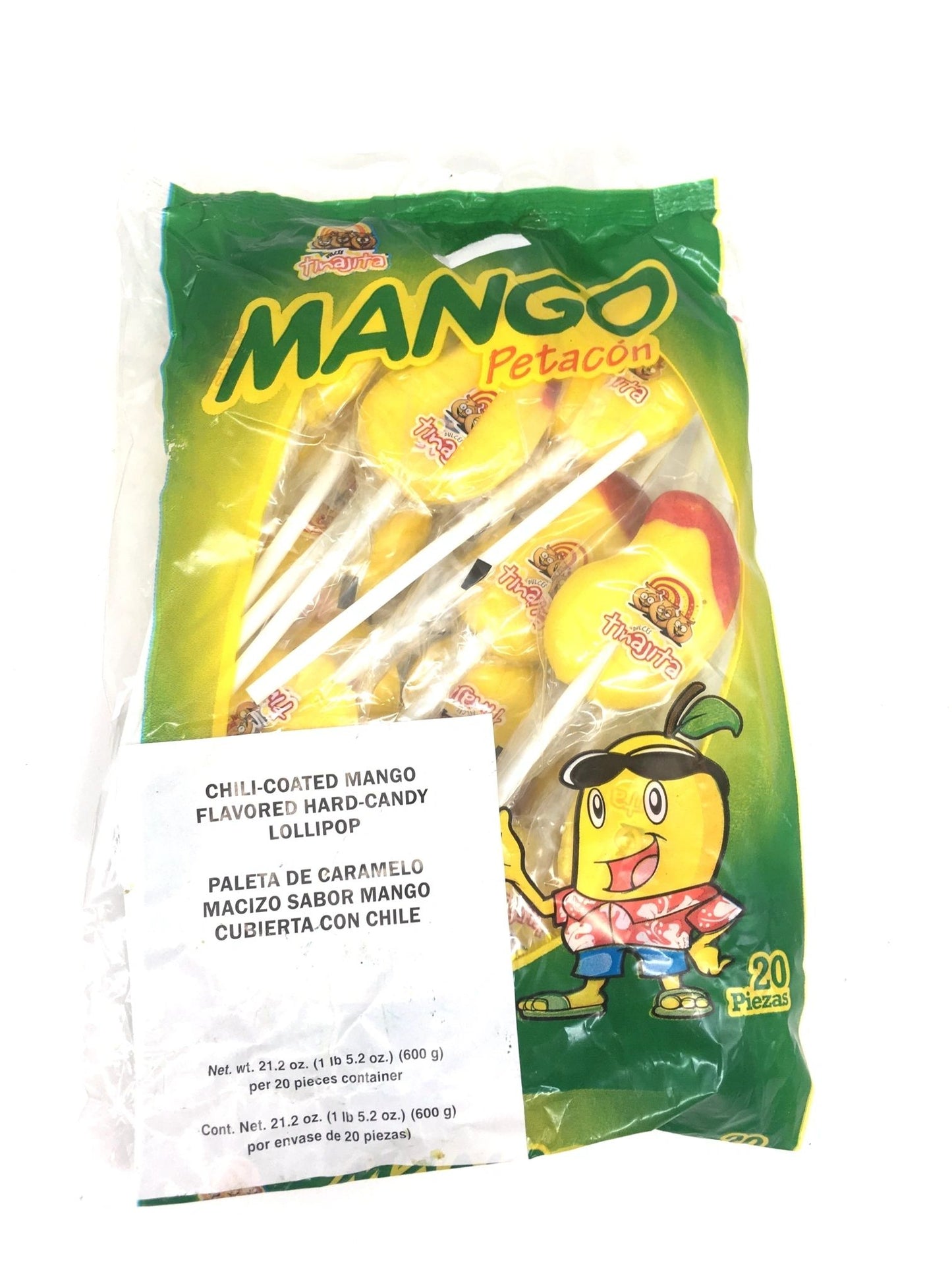Tinajita Paleta Mango Petacon 20ct