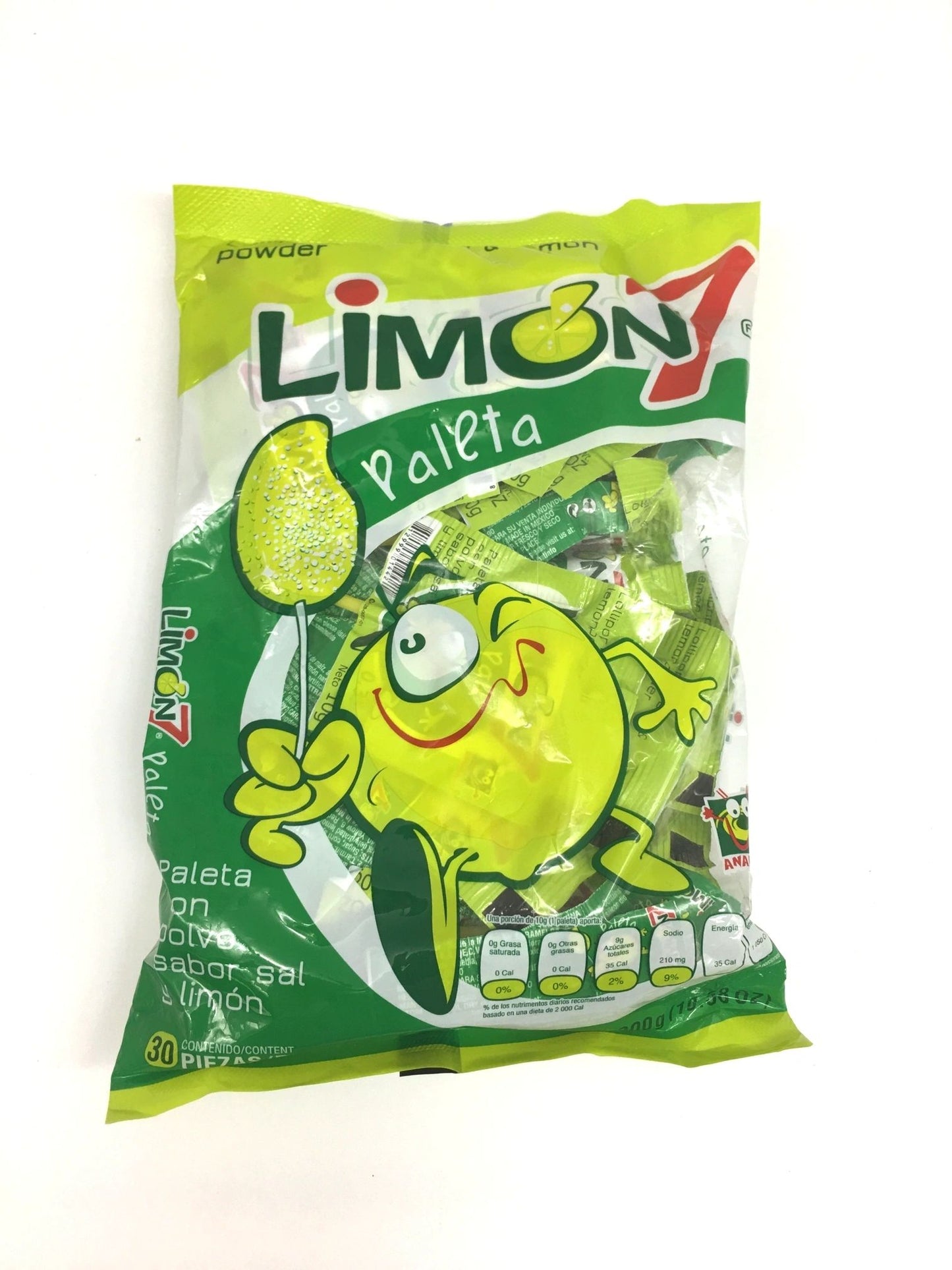 Anahuac Limon 7 Paleta 30ct