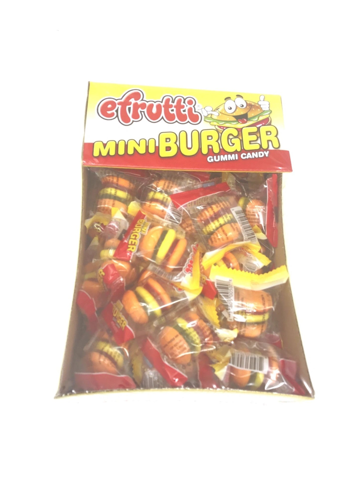 Efrutti Mini Burger Gummi Candy 60ct