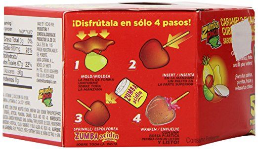 Zumba Pica Forritos Mango/Tamarindo Mix 5ct