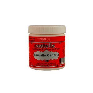 Castells Colorante Artificial en Polvo Amarillo Canario 100GM