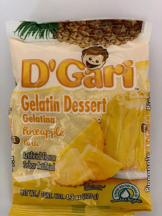 D'Gari Gelatina Piña 4.2oz