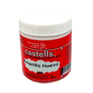 Castells Colorante Artificial en Polvo Amarillo Huevo 100GM