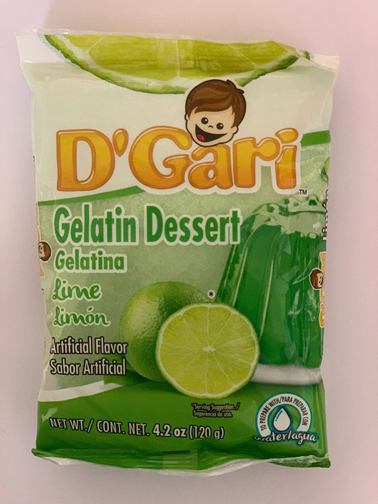 D'Gari Gelatina Limon 4.2oz