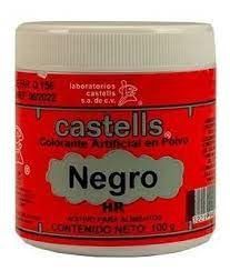 Castells Colorante Artificial en Negro 100g