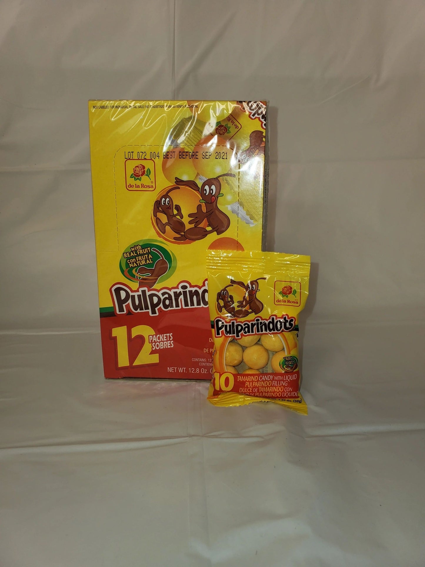 De La Rosa Pulparindots Tamarindo 12ct