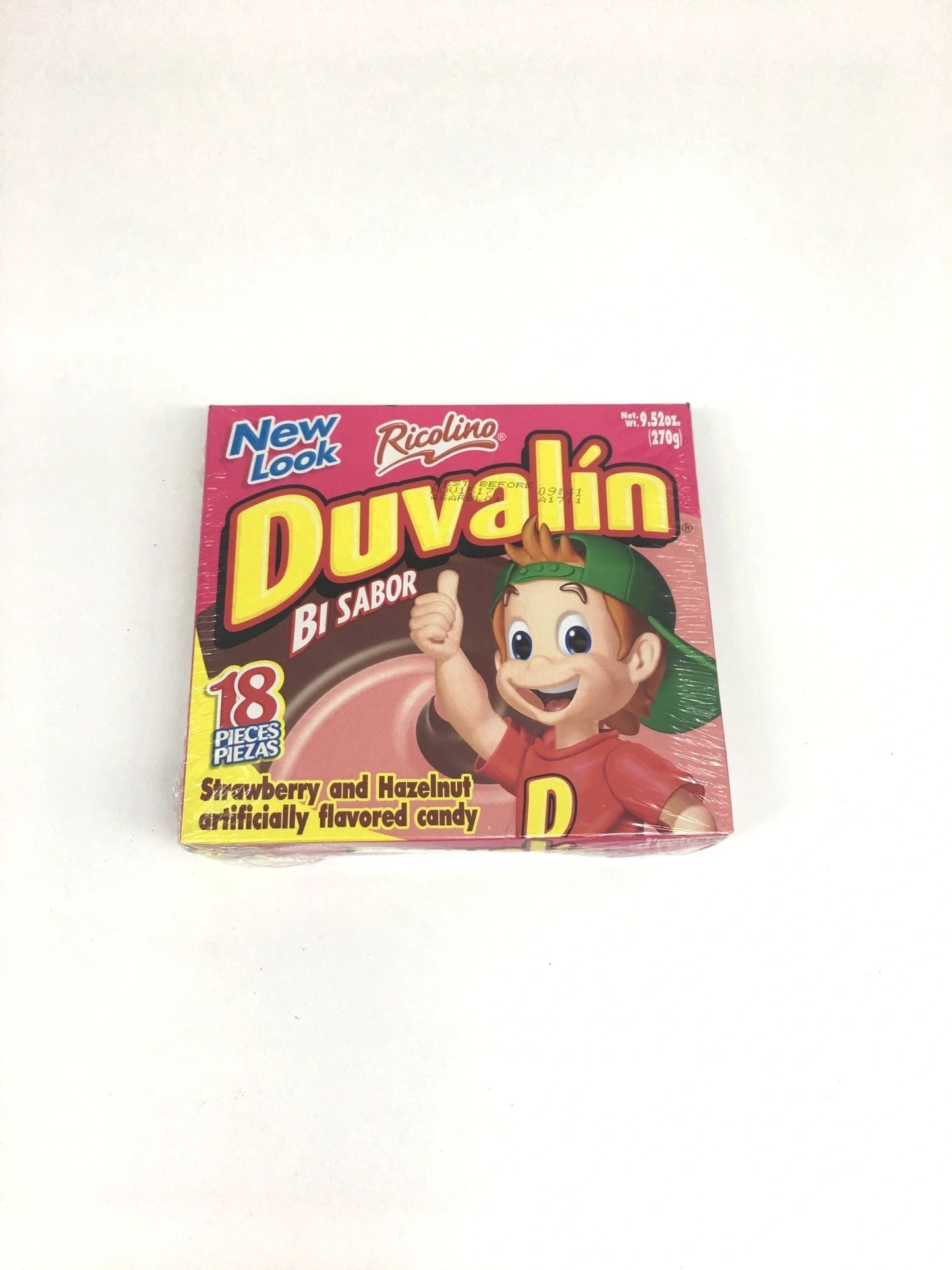 Ricolino Duvalin Strawberry/Hazelnut 18ct