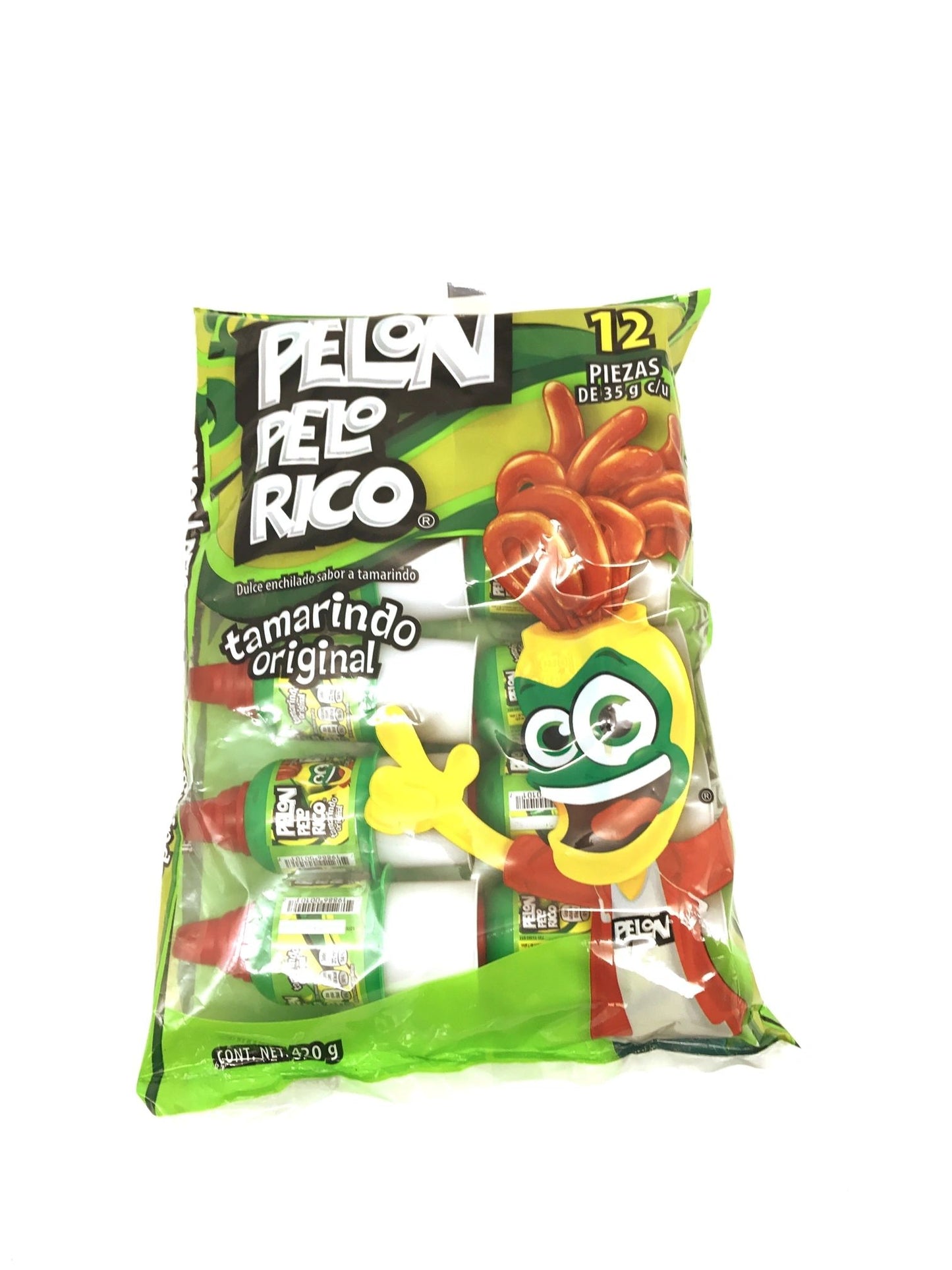 Pelon Pelo Rico Tamarindo 12ct Bag