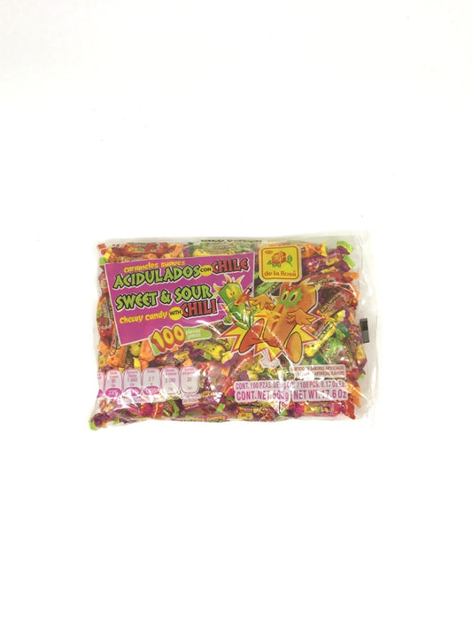 De La Rosa Sweet And Sour Chewy Candy 100 ct