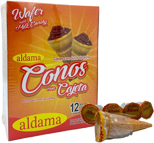 Aldama Conos con Cajeta 12pcs