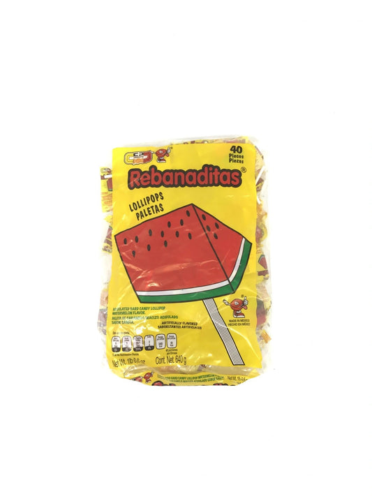 Candy Pop Rebanaditas Sin Chile 40 ct