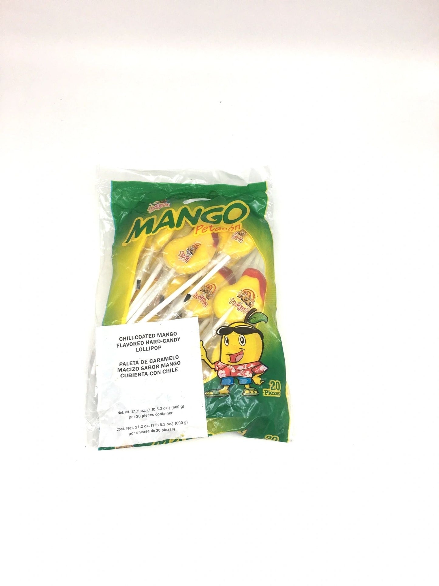 Tinajita Paleta Mango Petacon 20ct