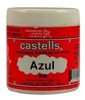 Castells Colorante Artificial en Azul 100GM