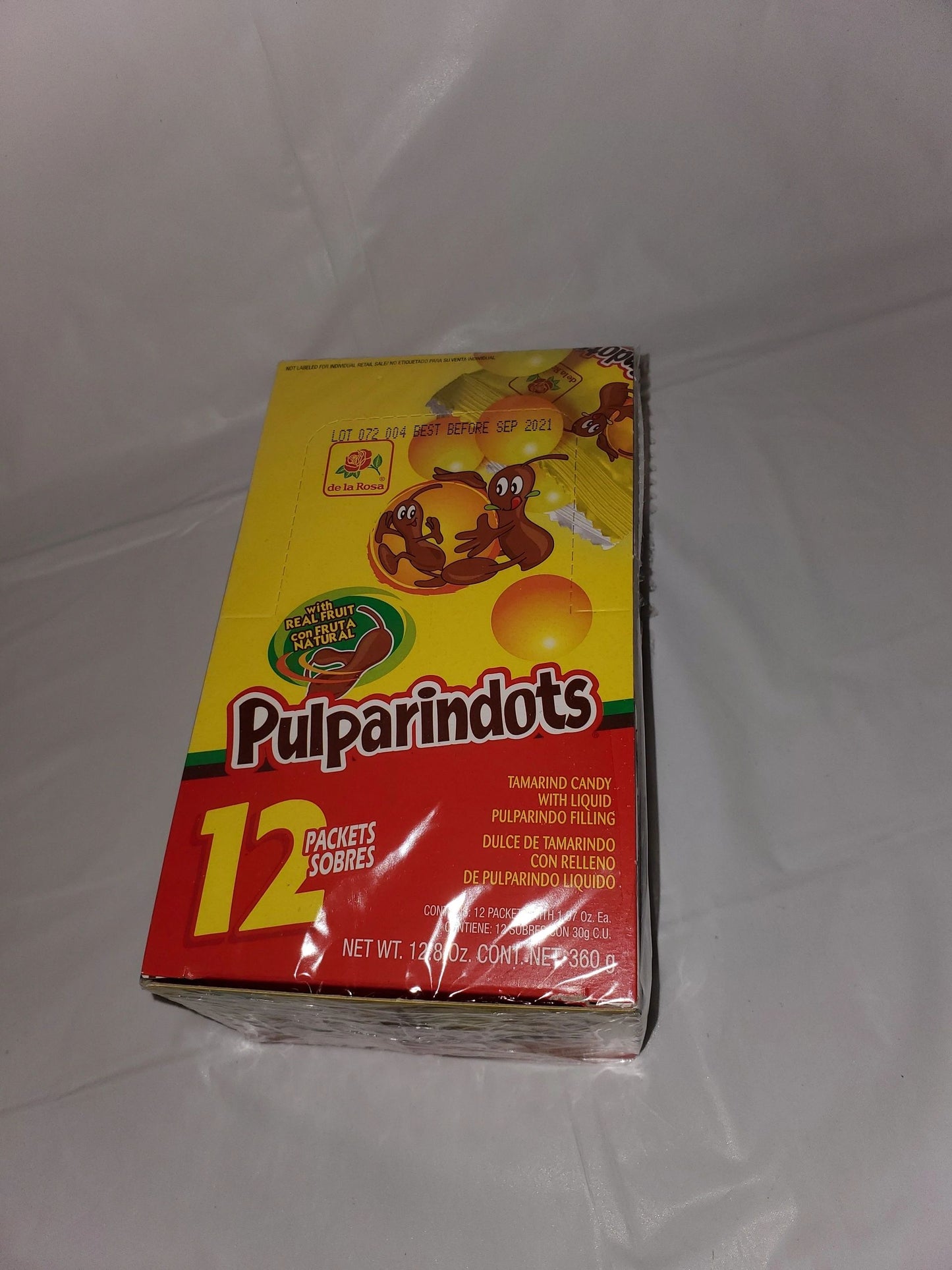 De La Rosa Pulparindots Tamarindo 12ct