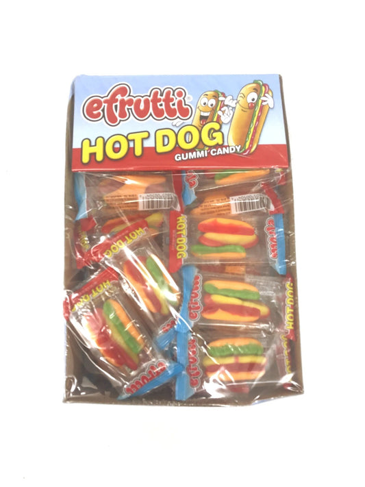 Efrutti Hot Dog Gummi Candy 60ct